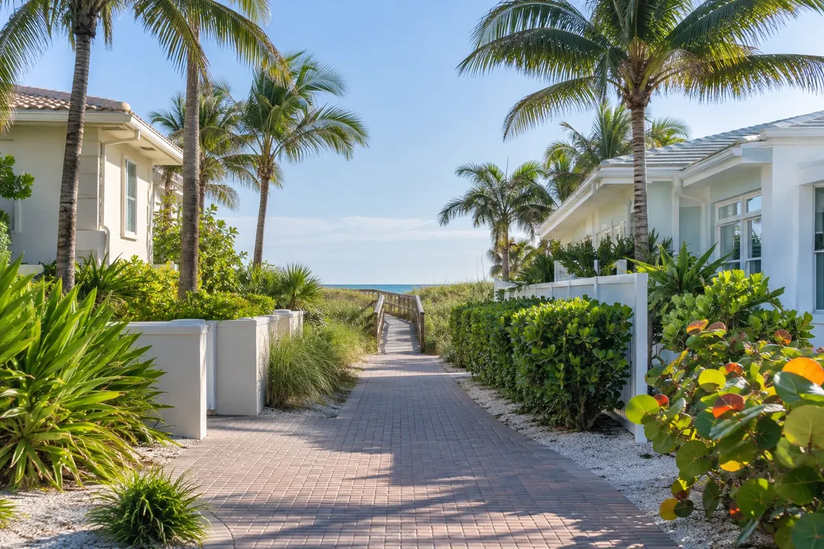 Illustration: Homes in Pompano Beach