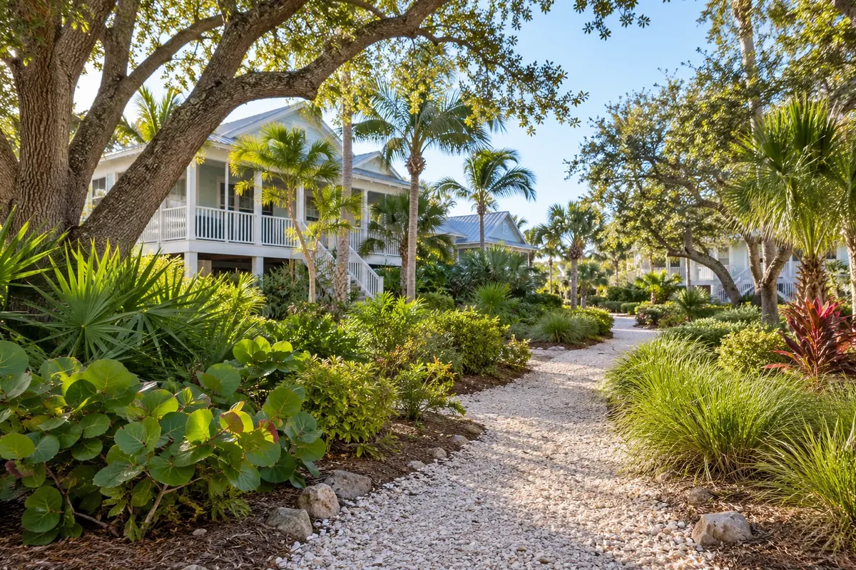 Illustration: Homes in Sanibel
