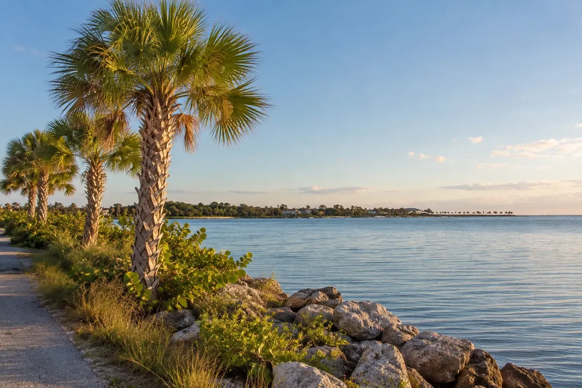 Illustration: Pinellas County landscape and homes
